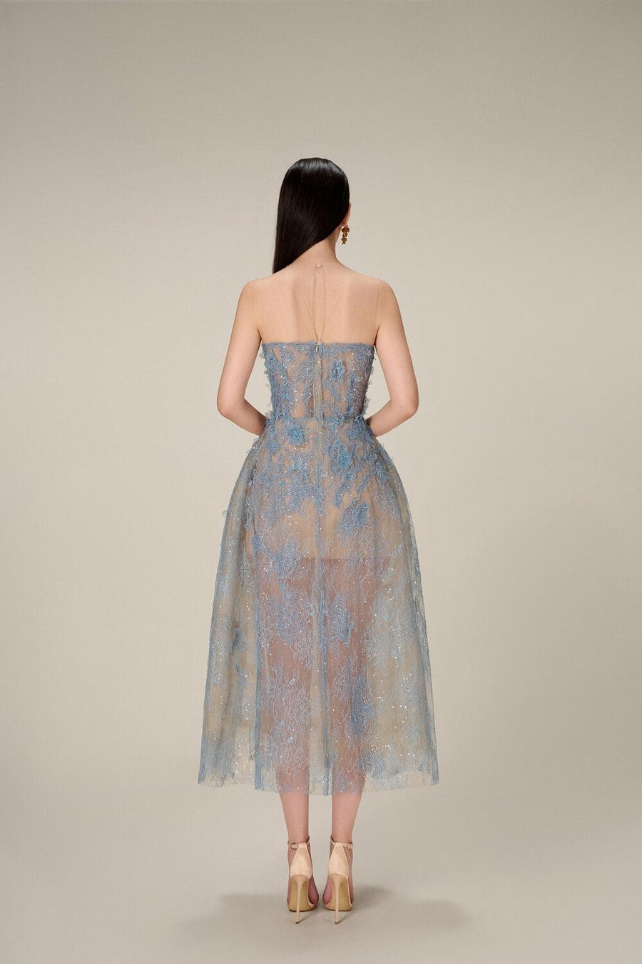 Bead Lace Midi Dress 20