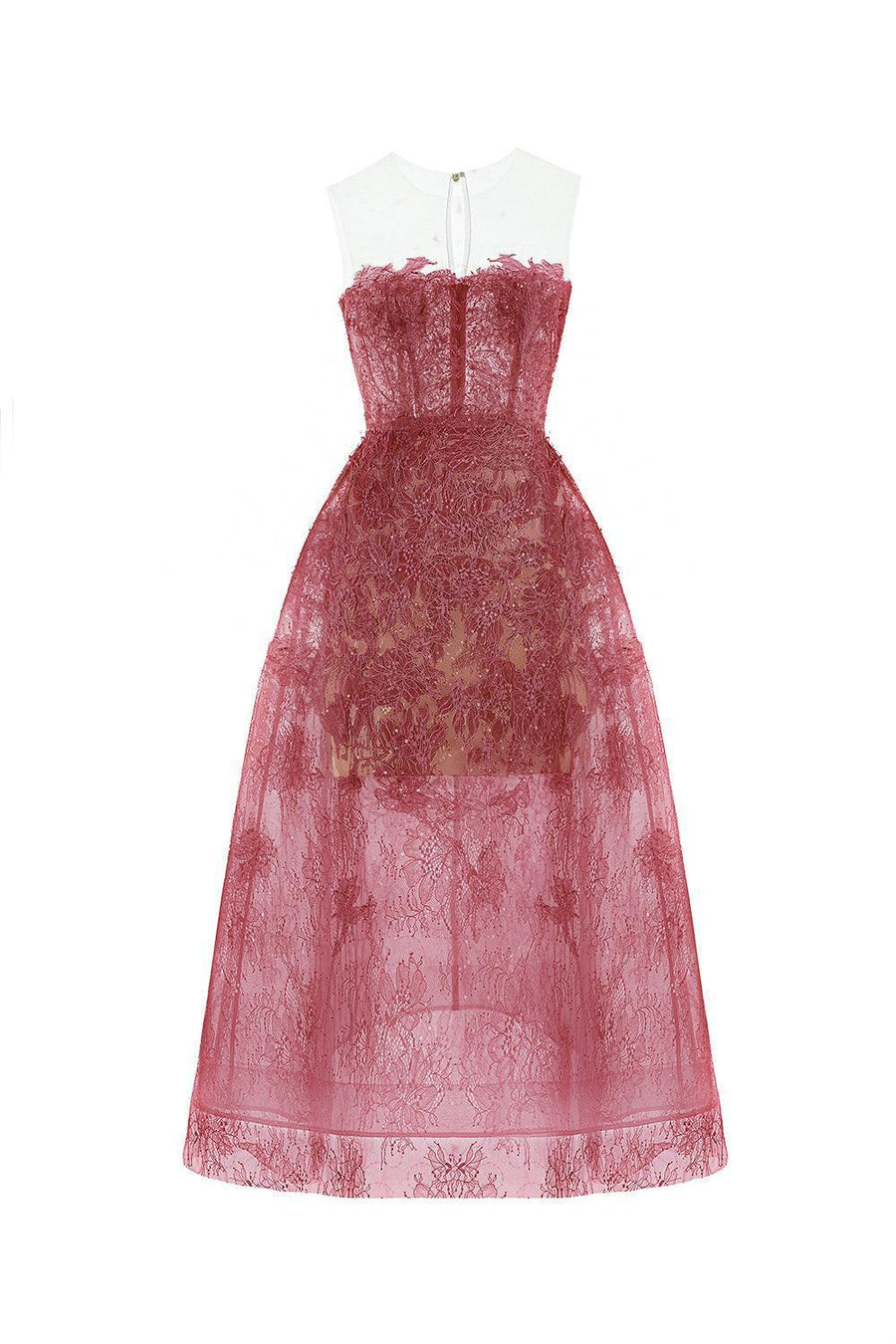 Bead Lace Midi Dress 28