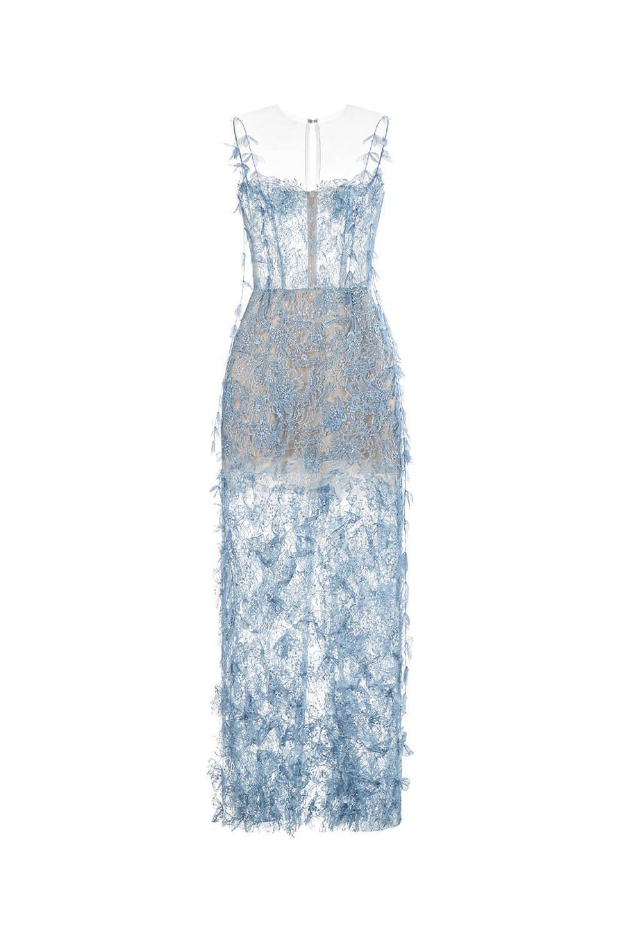 Bead Lace Pencil Dress 13