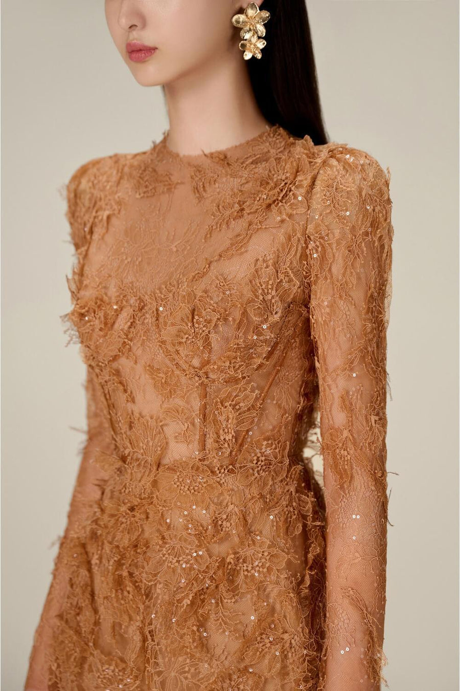 Beaded Lace Dress 13