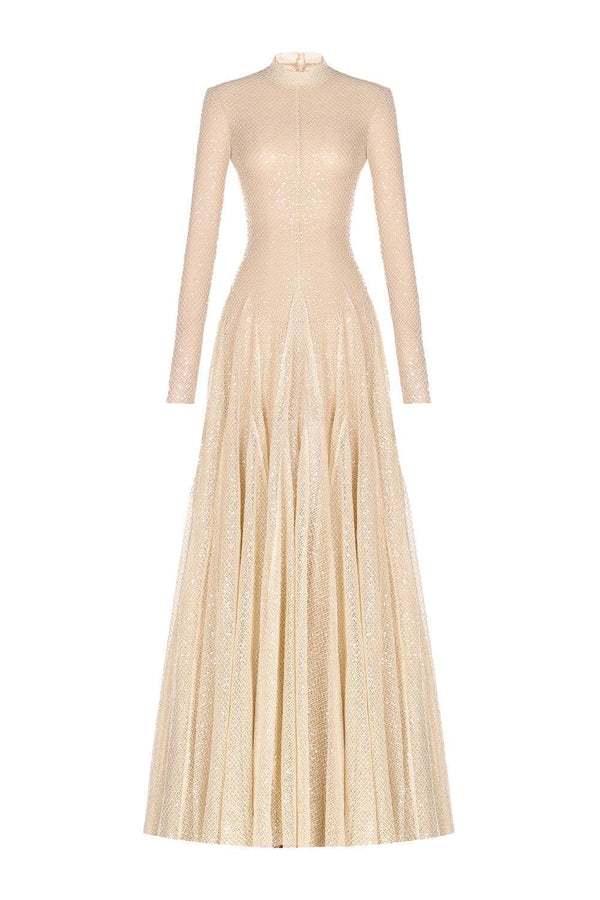 Beige Erytheia Dress