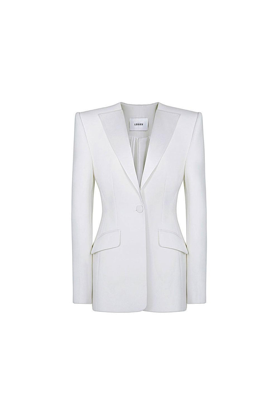 Belgrave Structured Flap Pocket Crepe Blazer 1
