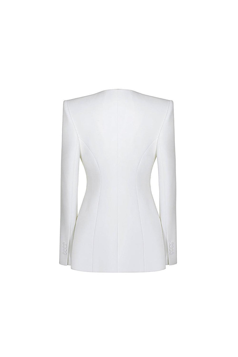 Belgrave Structured Flap Pocket Crepe Blazer 4