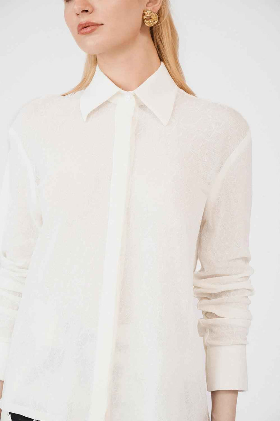 Bella Straight Drop Shoulder Knit Shirt