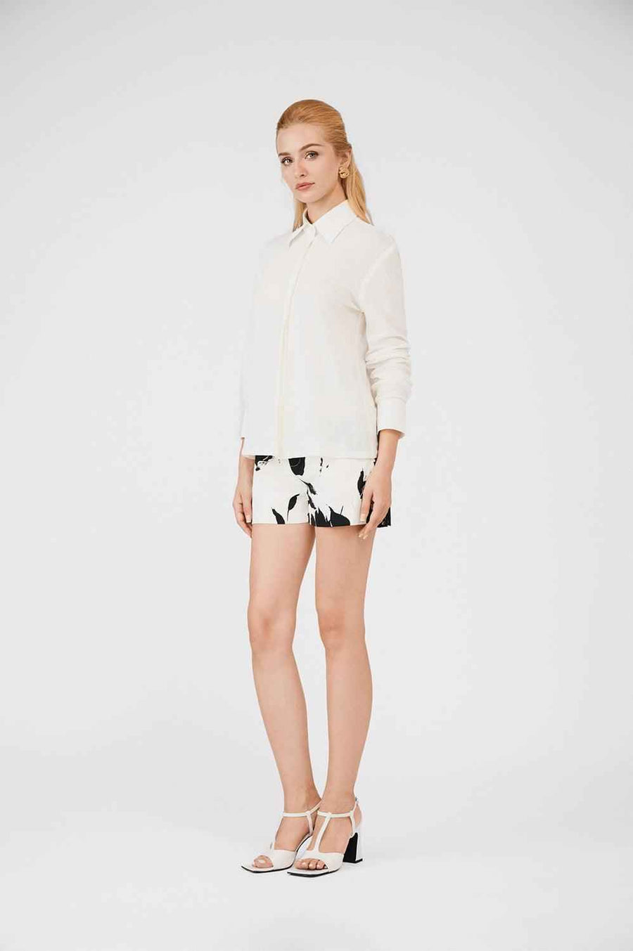 Bella Straight Drop Shoulder Knit Shirt