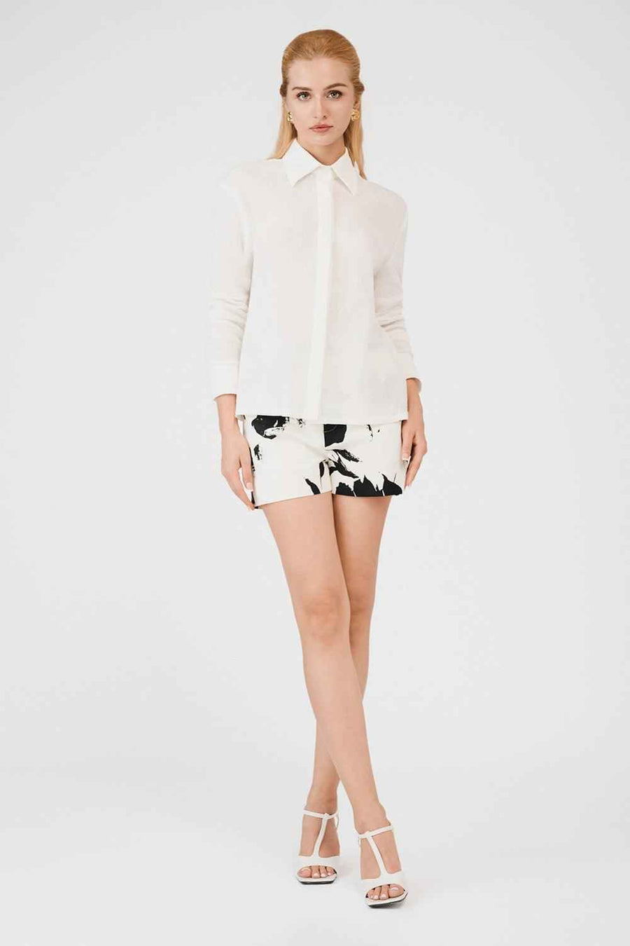 Bella Straight Drop Shoulder Knit Shirt