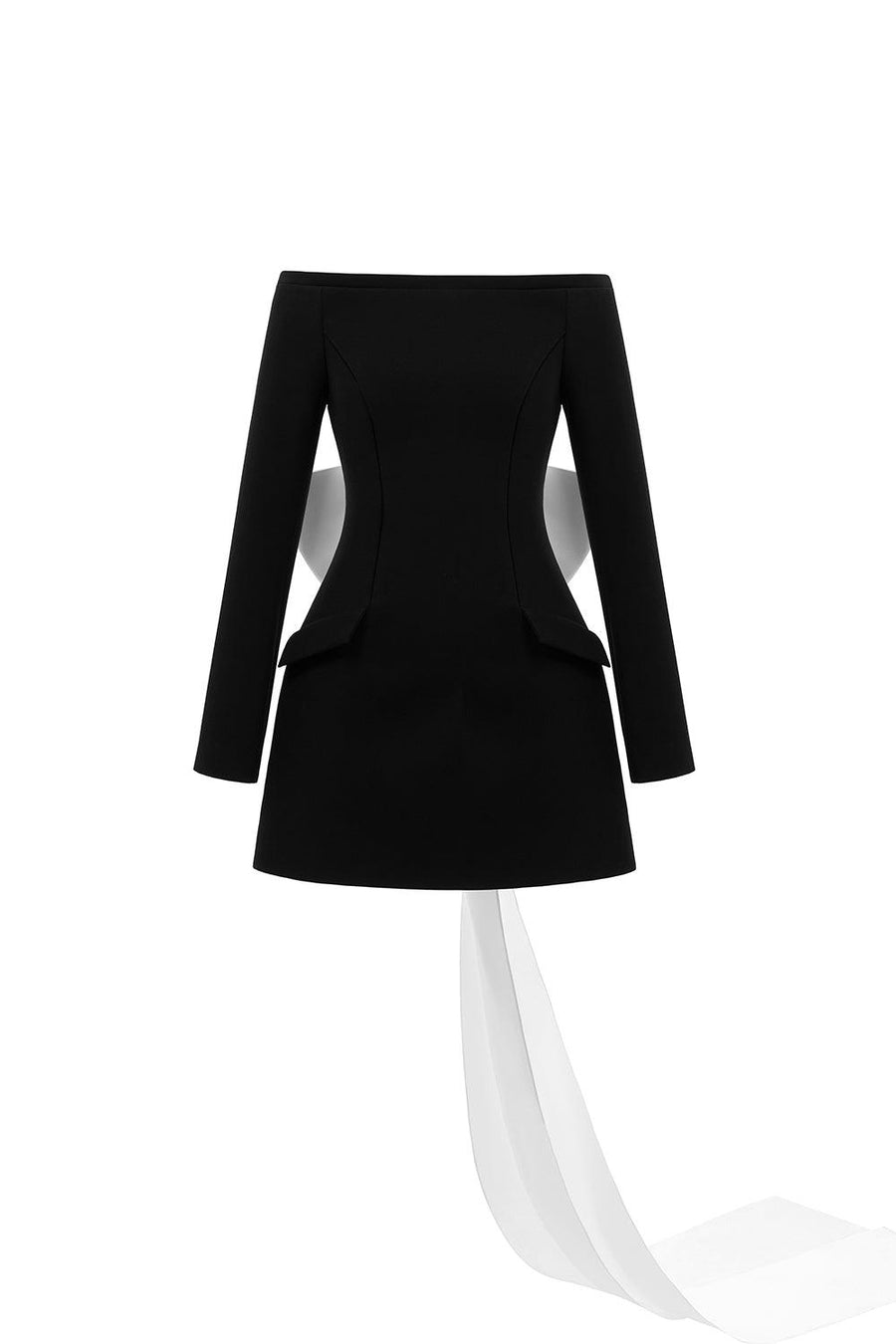 Black Bow Mini Dress 1