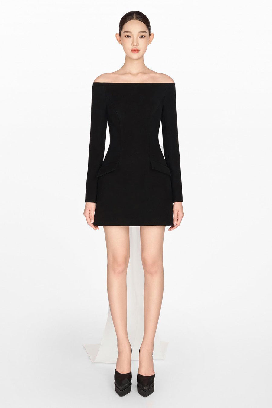 Black Bow Mini Dress 10