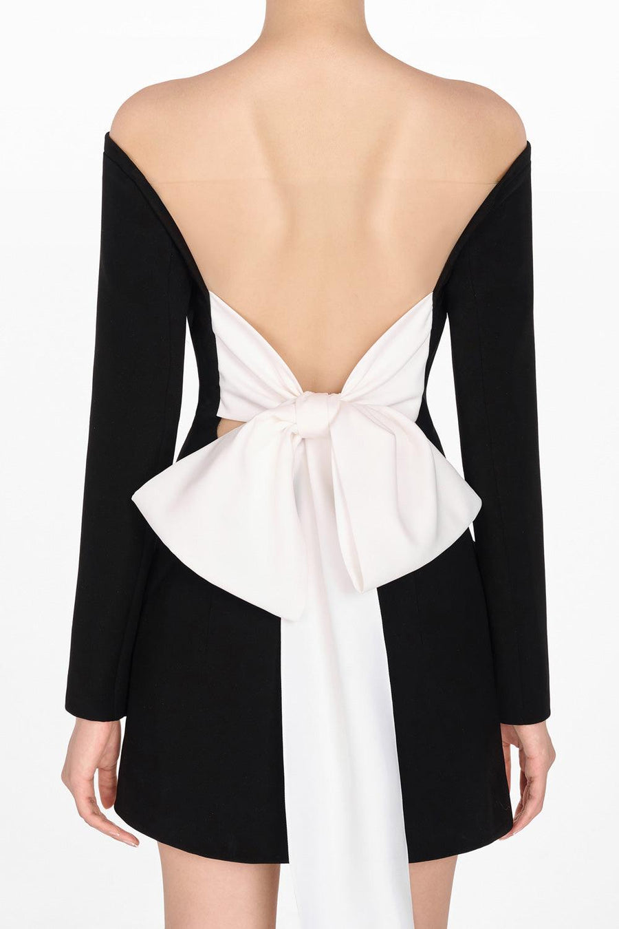 Black Bow Mini Dress 6