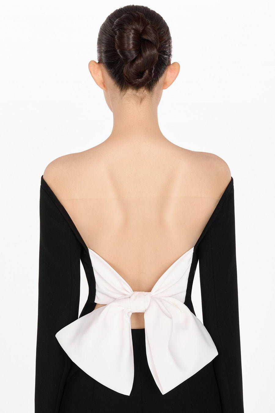Black Bow Mini Dress 7