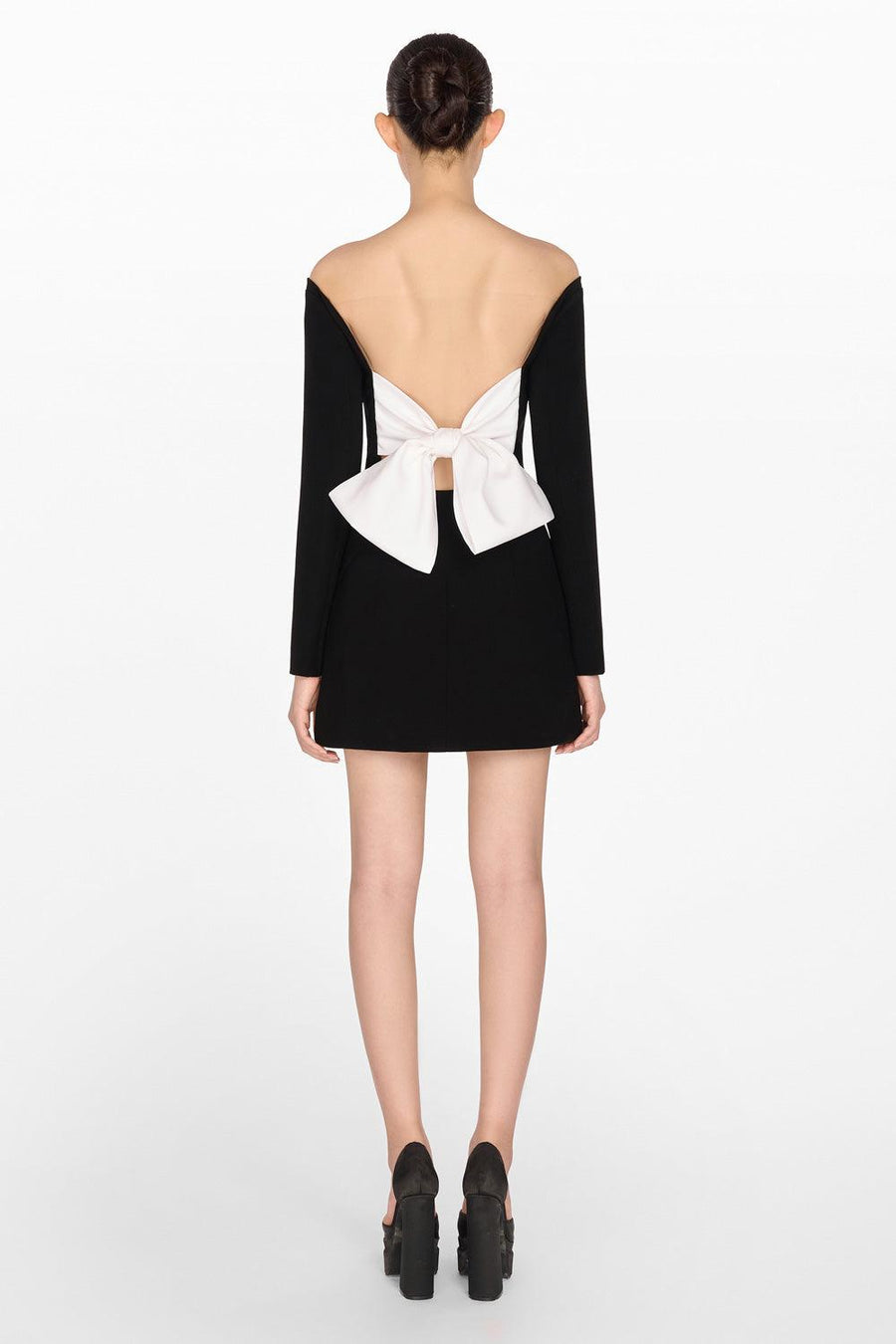 Black Bow Mini Dress 9