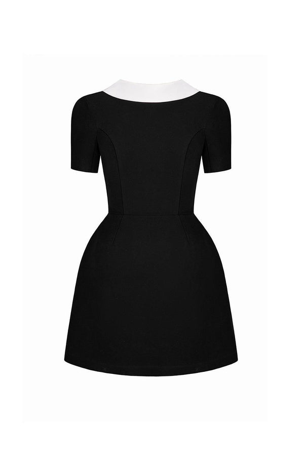 Black Cowl Neck Dress