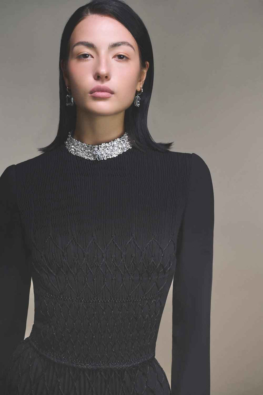 Black Smocked Dress