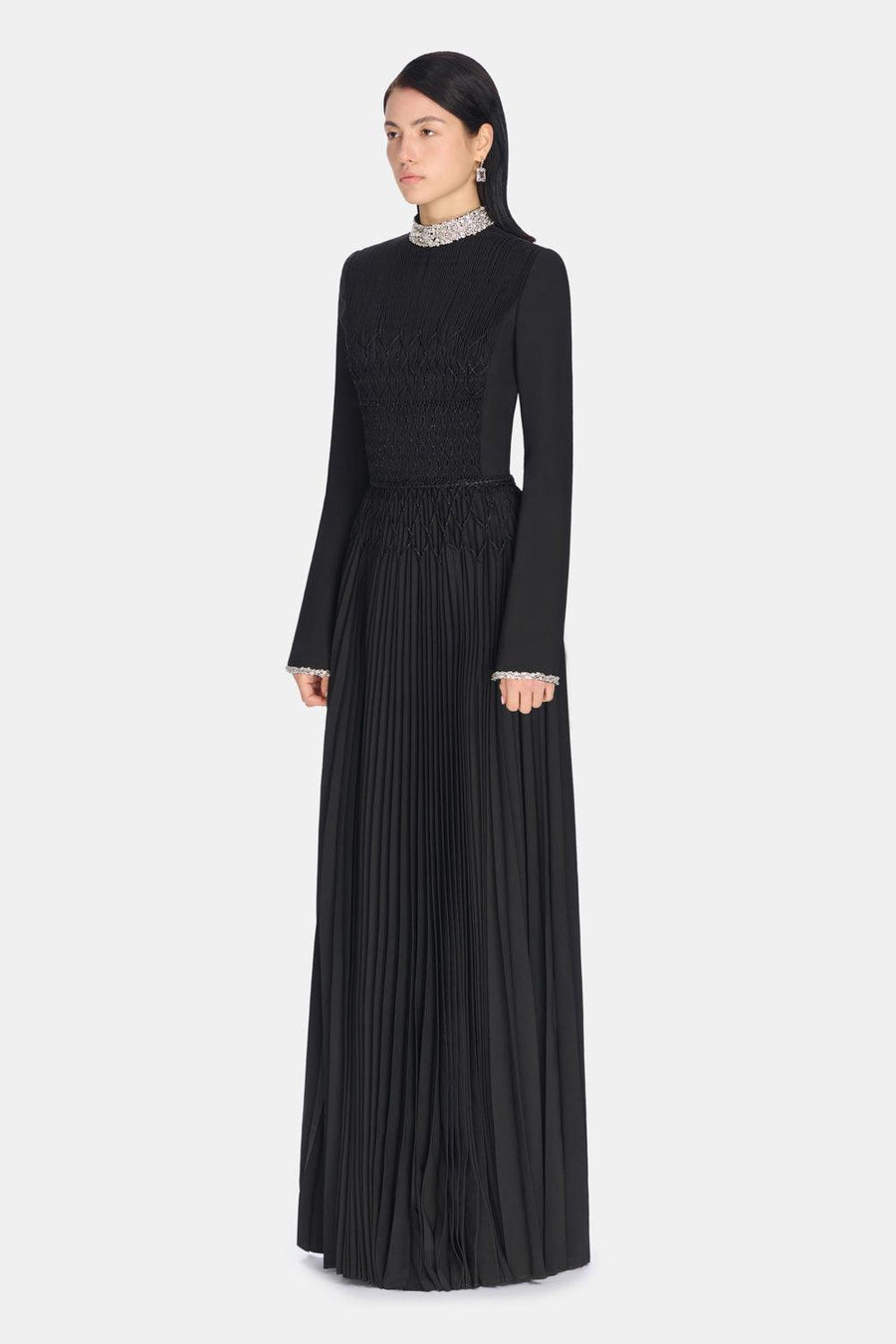 Black Smocked Dress 7