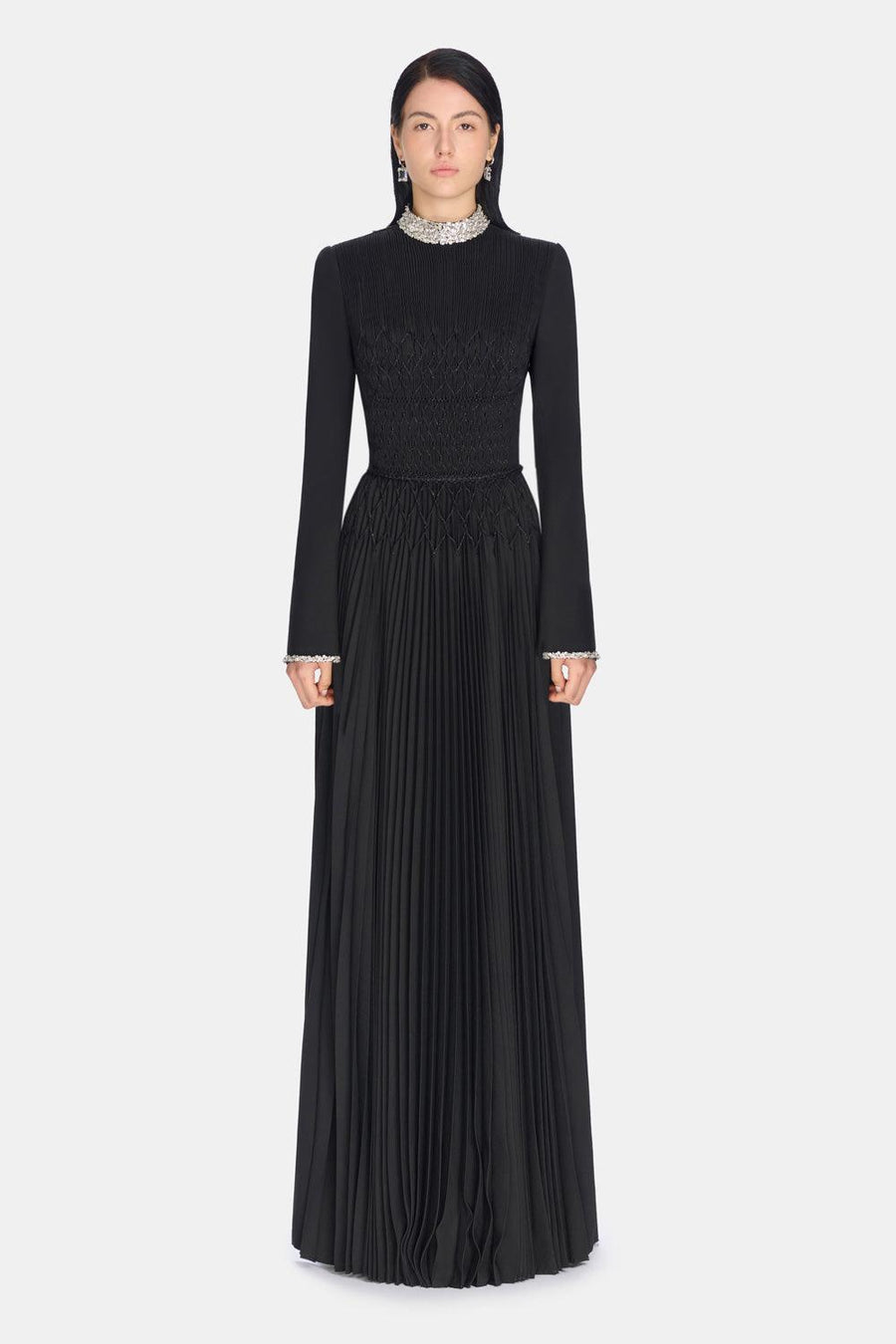 Black Smocked Dress 8