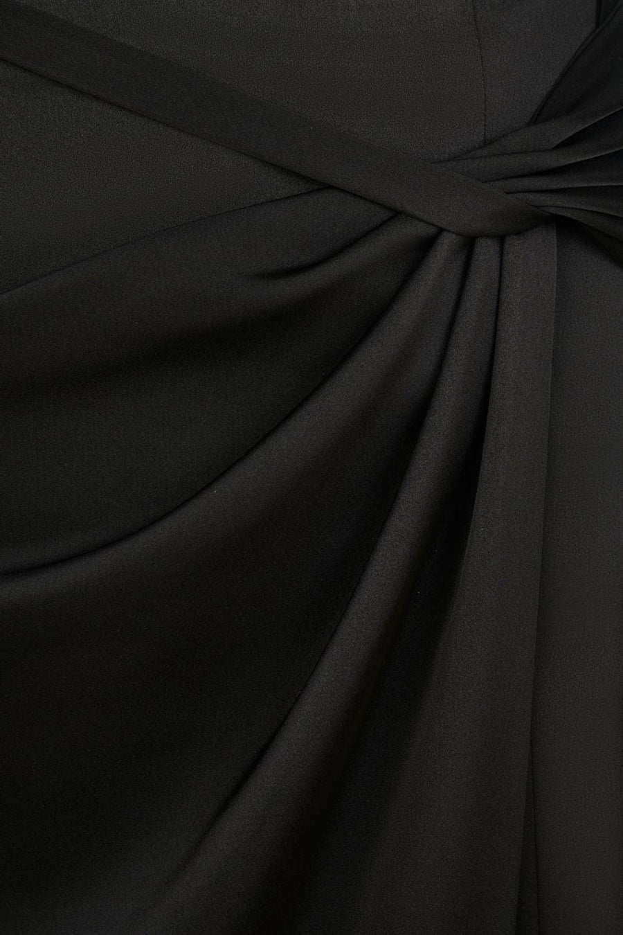 Camellia Asymmetric Twisted Silk Midi Skirt Skirt Eegen Studio