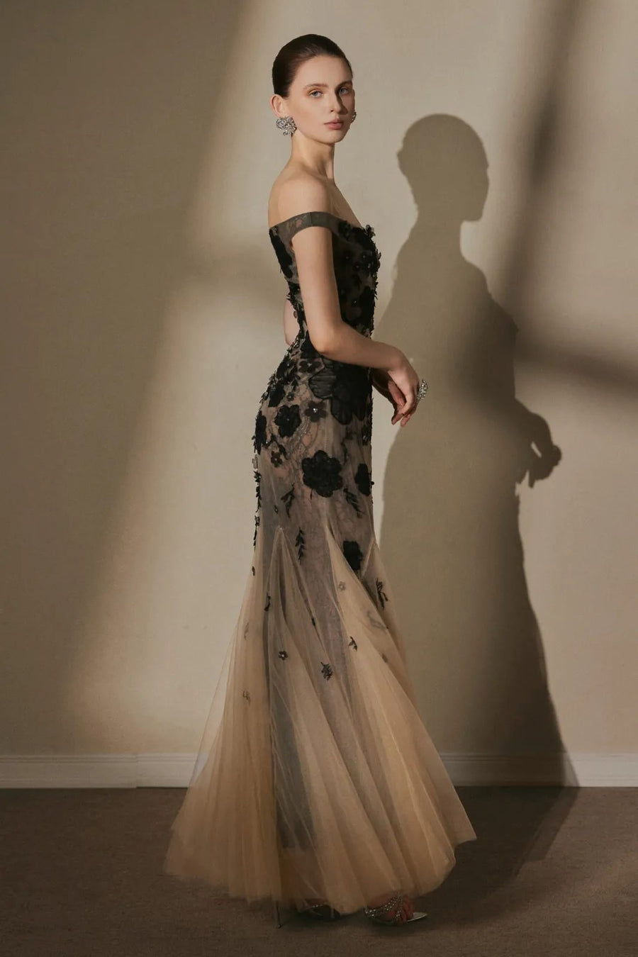 Celeste Floral Applique Maxi Dress 4