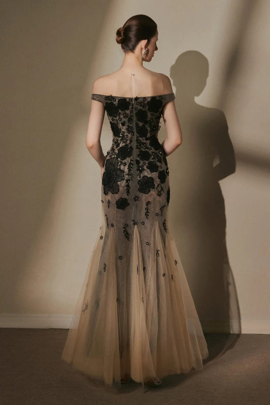 Celeste Floral Applique Maxi Dress 5