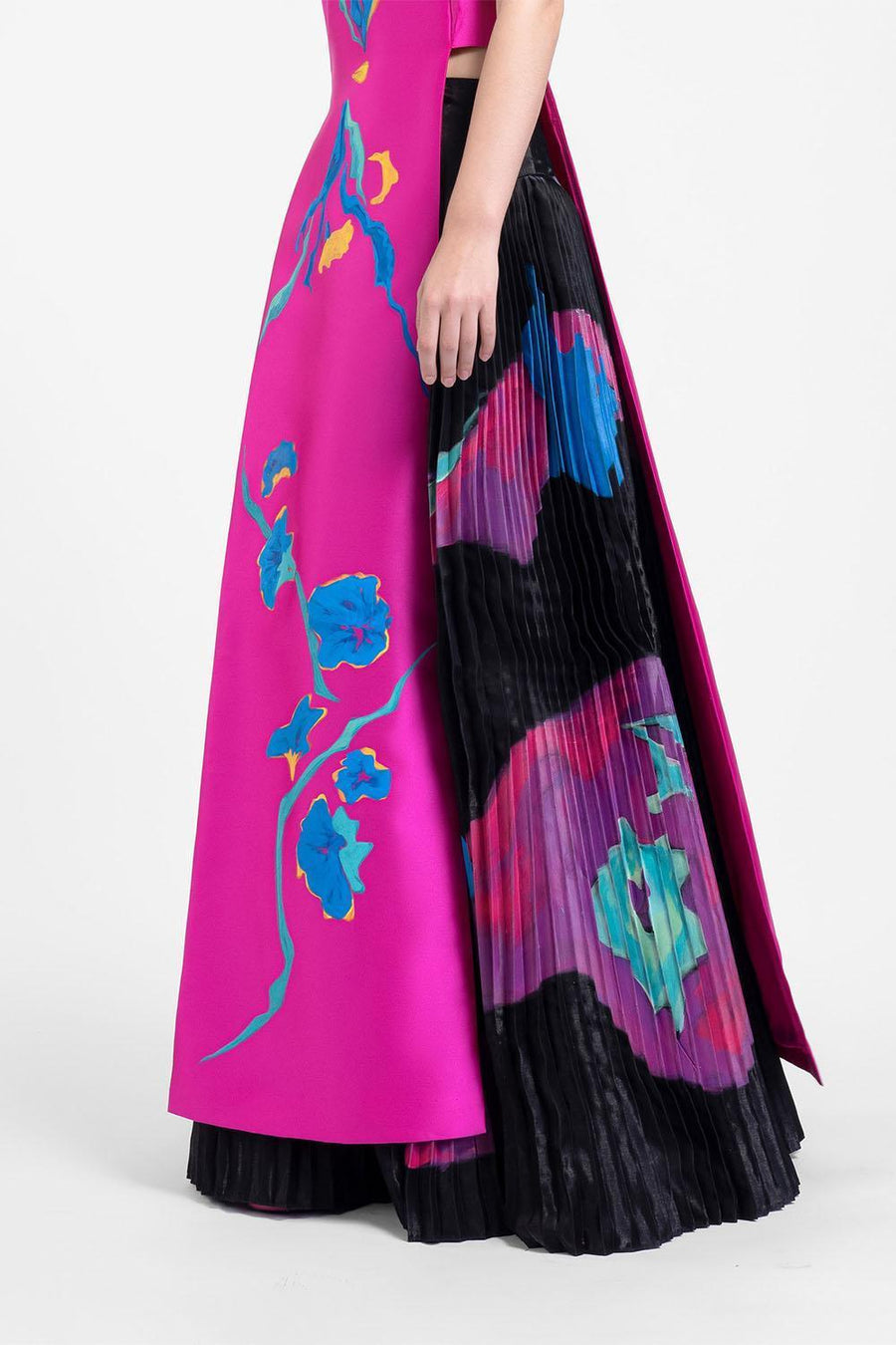 Chelsea Sheath Cap Sleeved Zibeline Ankle Length Ao Dai 5