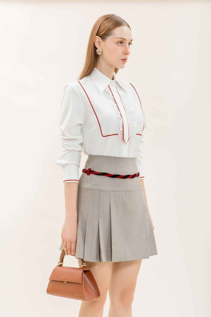 Cordelia Straight Collared Neck Kate Shirt