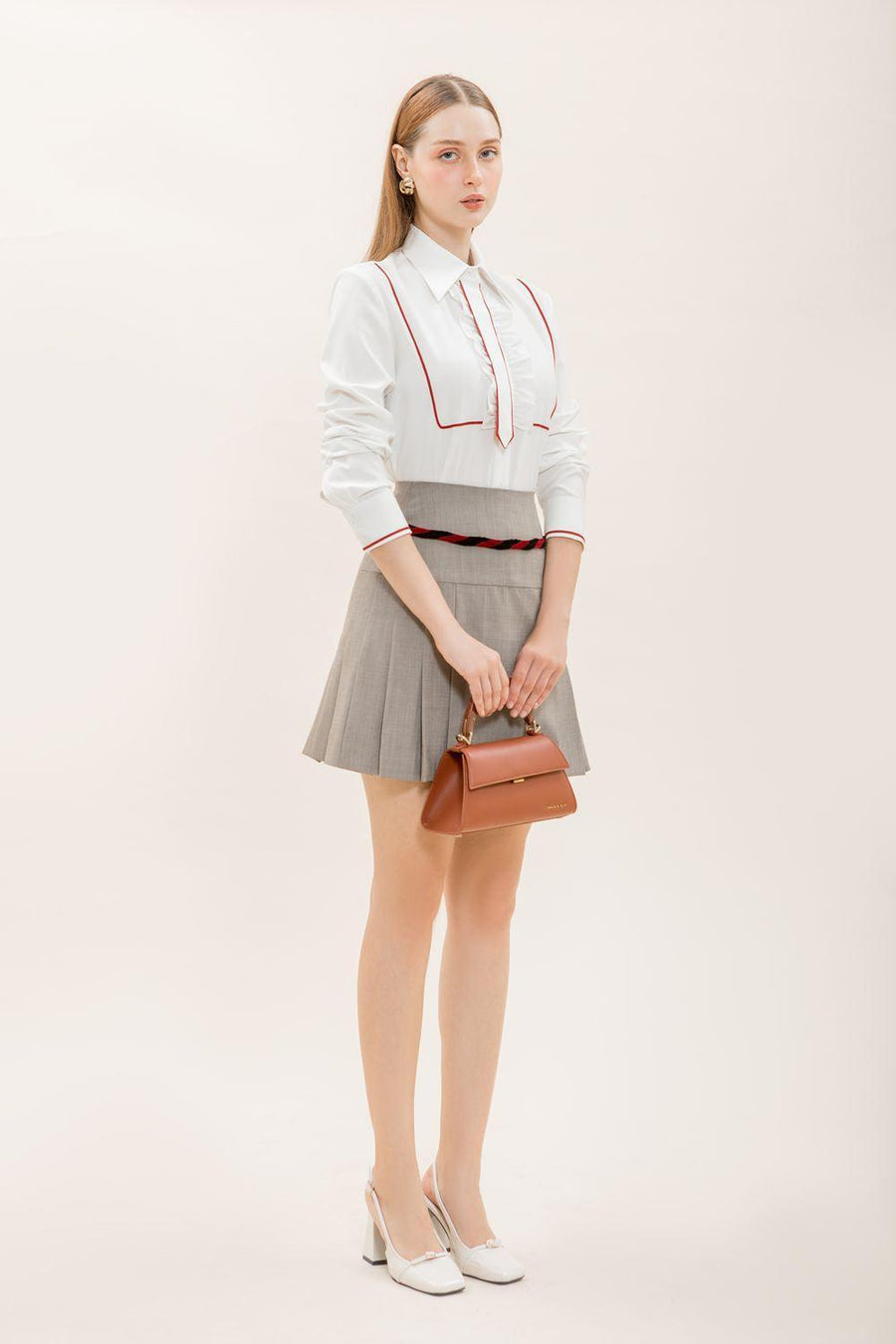 Cordelia Straight Collared Neck Kate Shirt 5