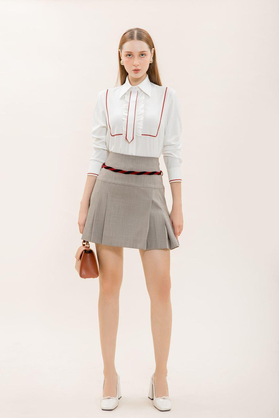 Cordelia Straight Collared Neck Kate Shirt 6