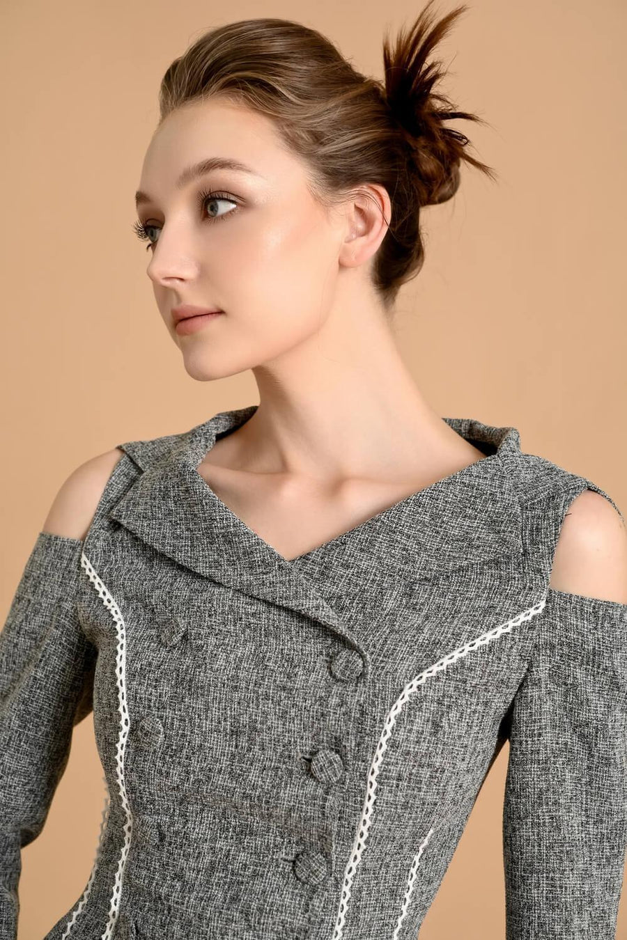 Crawley Open-Shoulder Blazer Blazer Maison des Copains