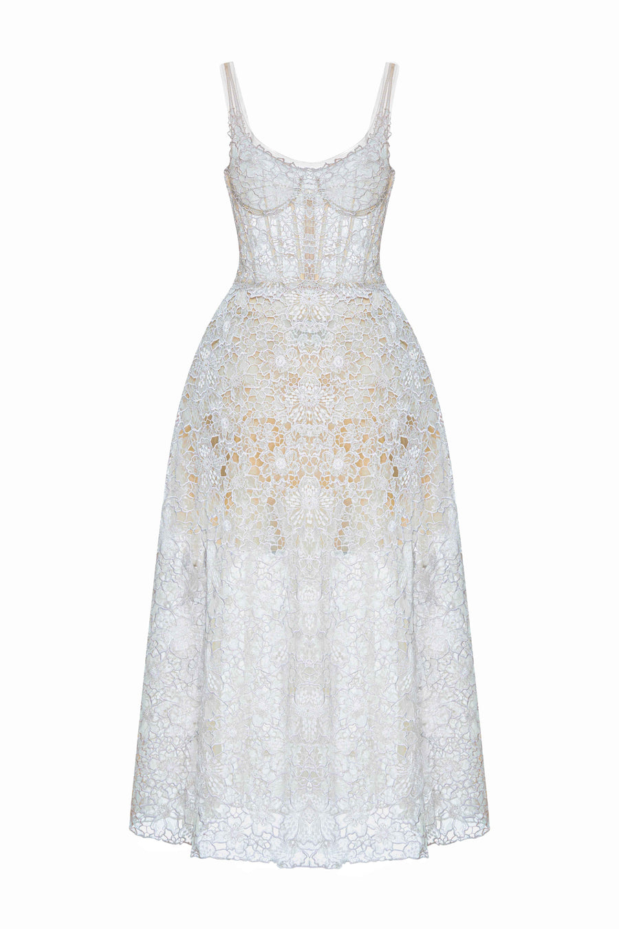 Seraphine Scoop Applique Maxi Dress