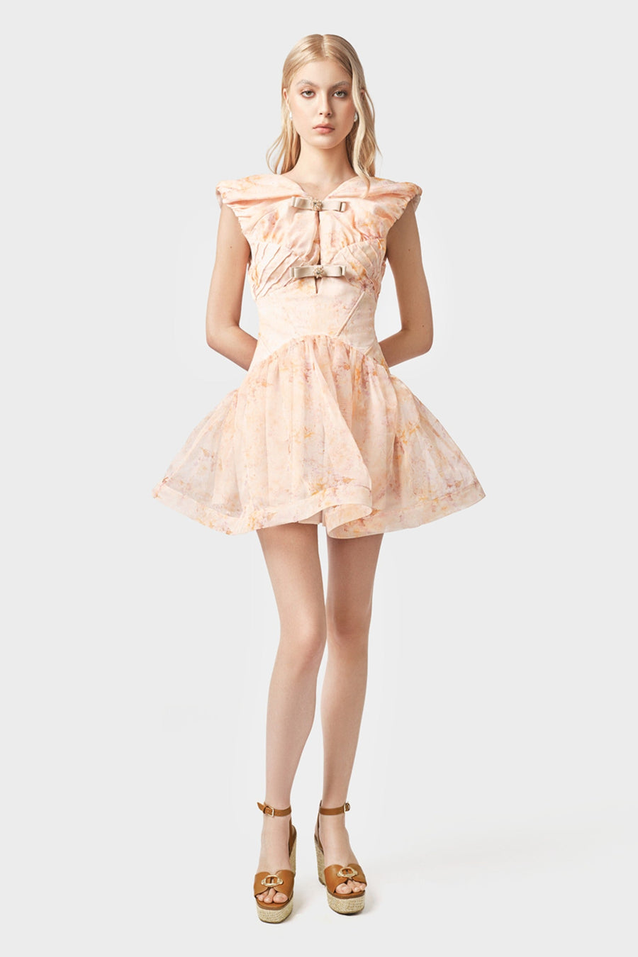 Heloise V-Neck Mini Dress 2