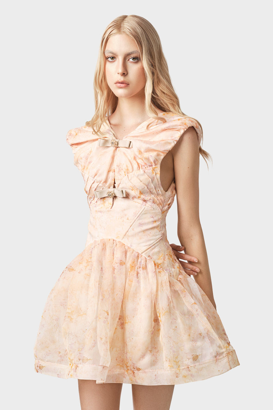 Heloise V-Neck Mini Dress 6