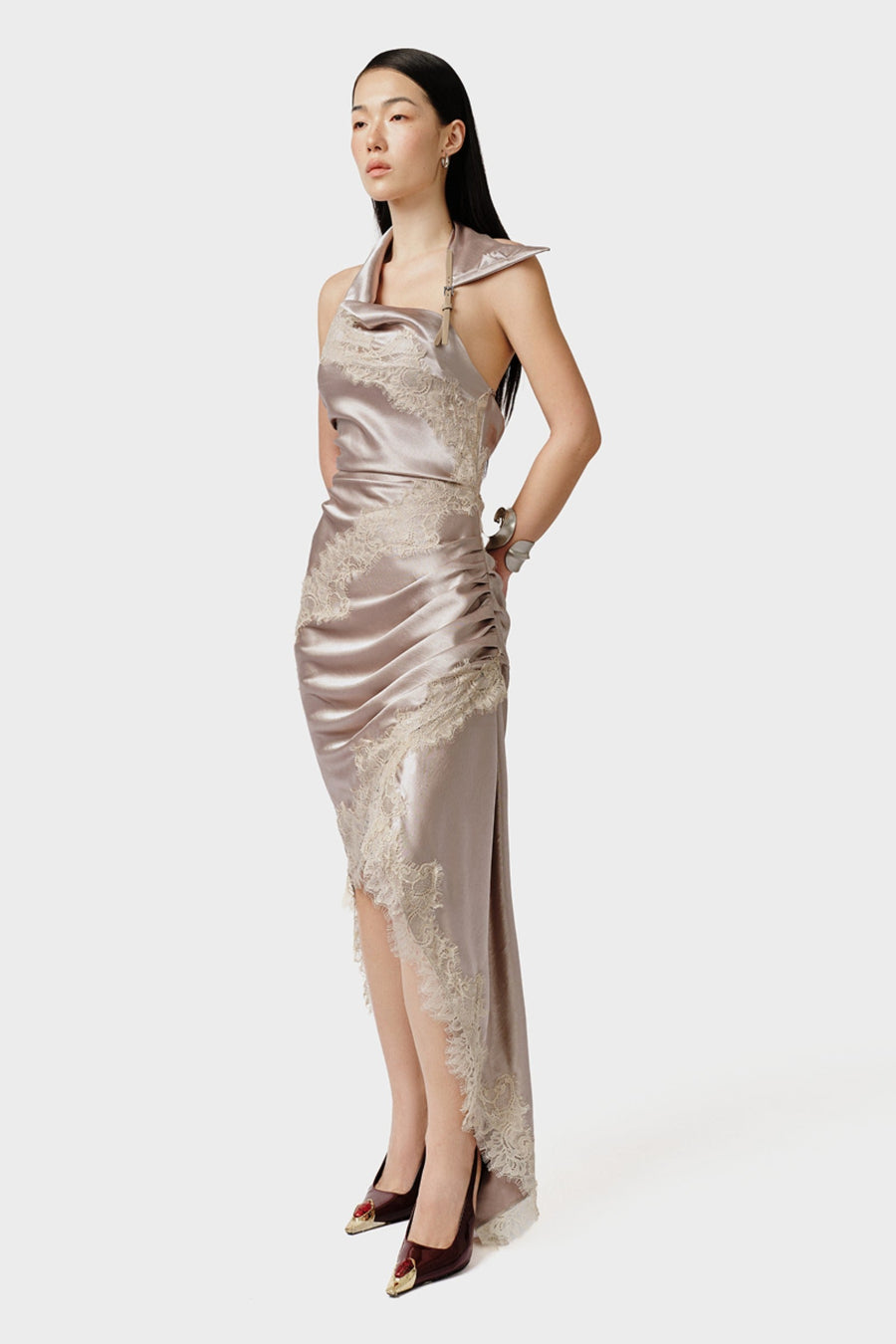 Noelle Draped Maxi Dress 3