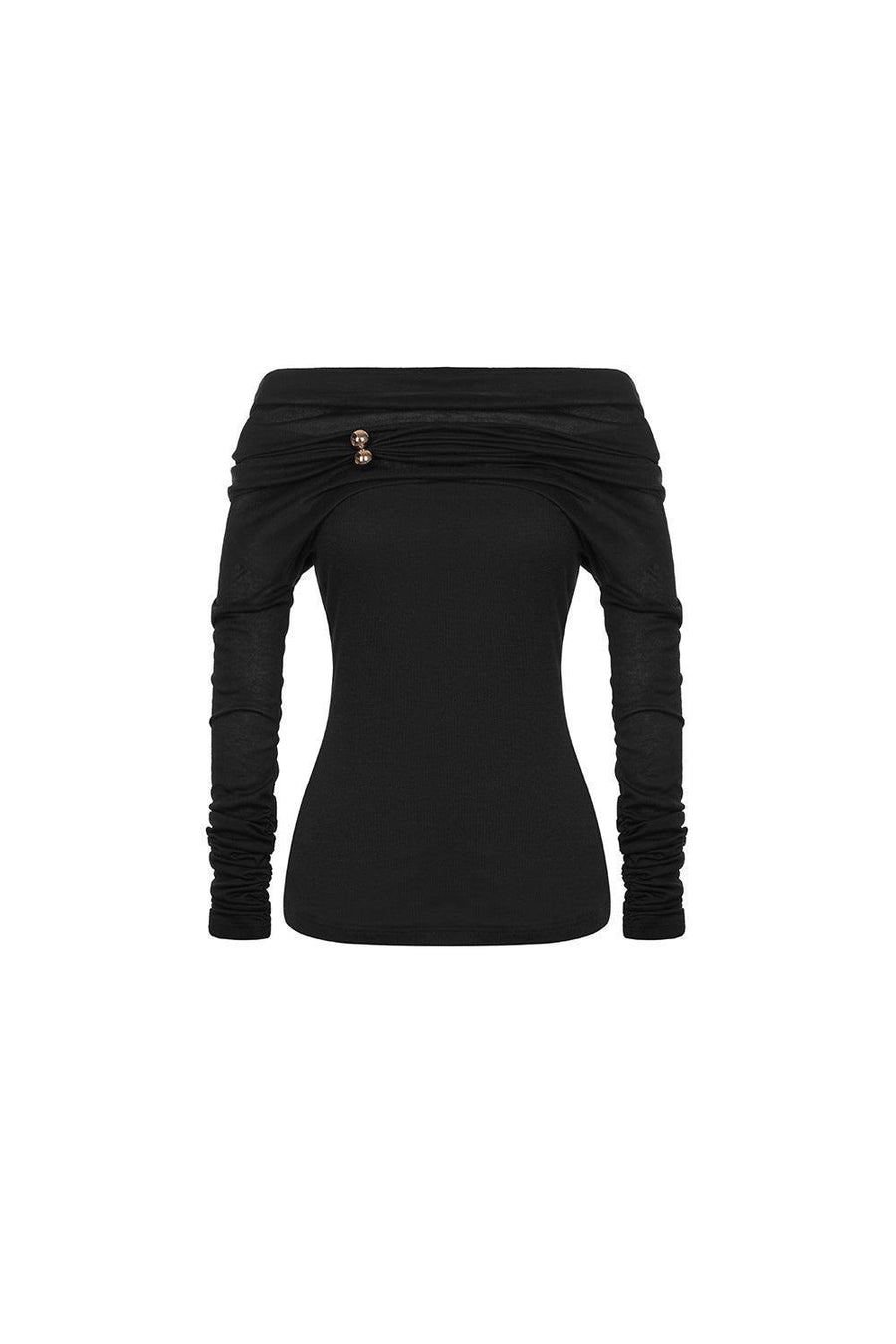 Edna Bodycon Long Sleeved Knitted Fabric Top Long Sleeved Top Eegen Studio