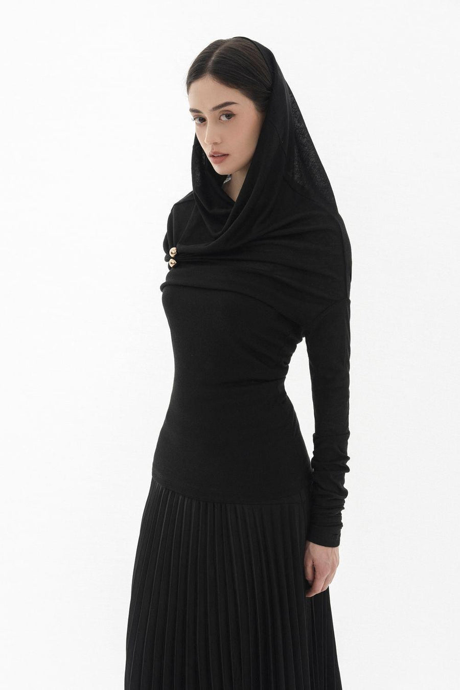 Edna Bodycon Long Sleeved Knitted Fabric Top Long Sleeved Top Eegen Studio