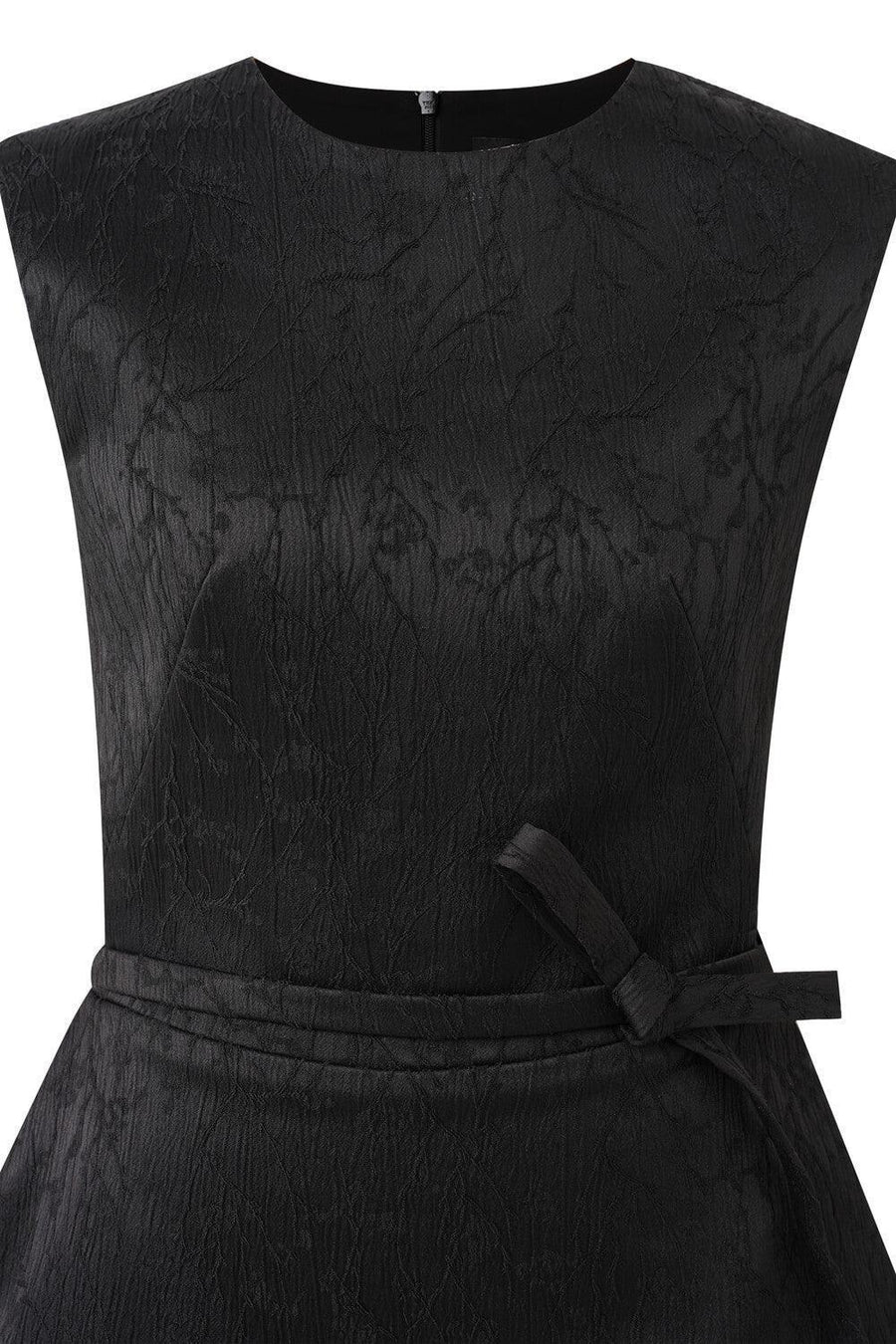 Ellen A-line Sleeveless Brocade Midi Dress Midi Dress IVY moda