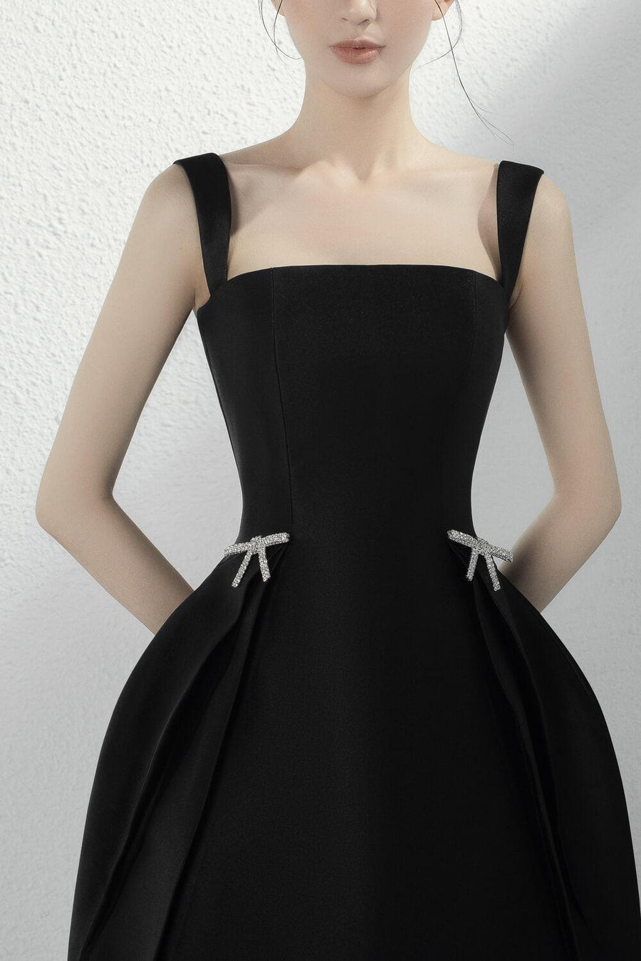 Elodie A-line Sleeveless Taffeta Midi Dress 7