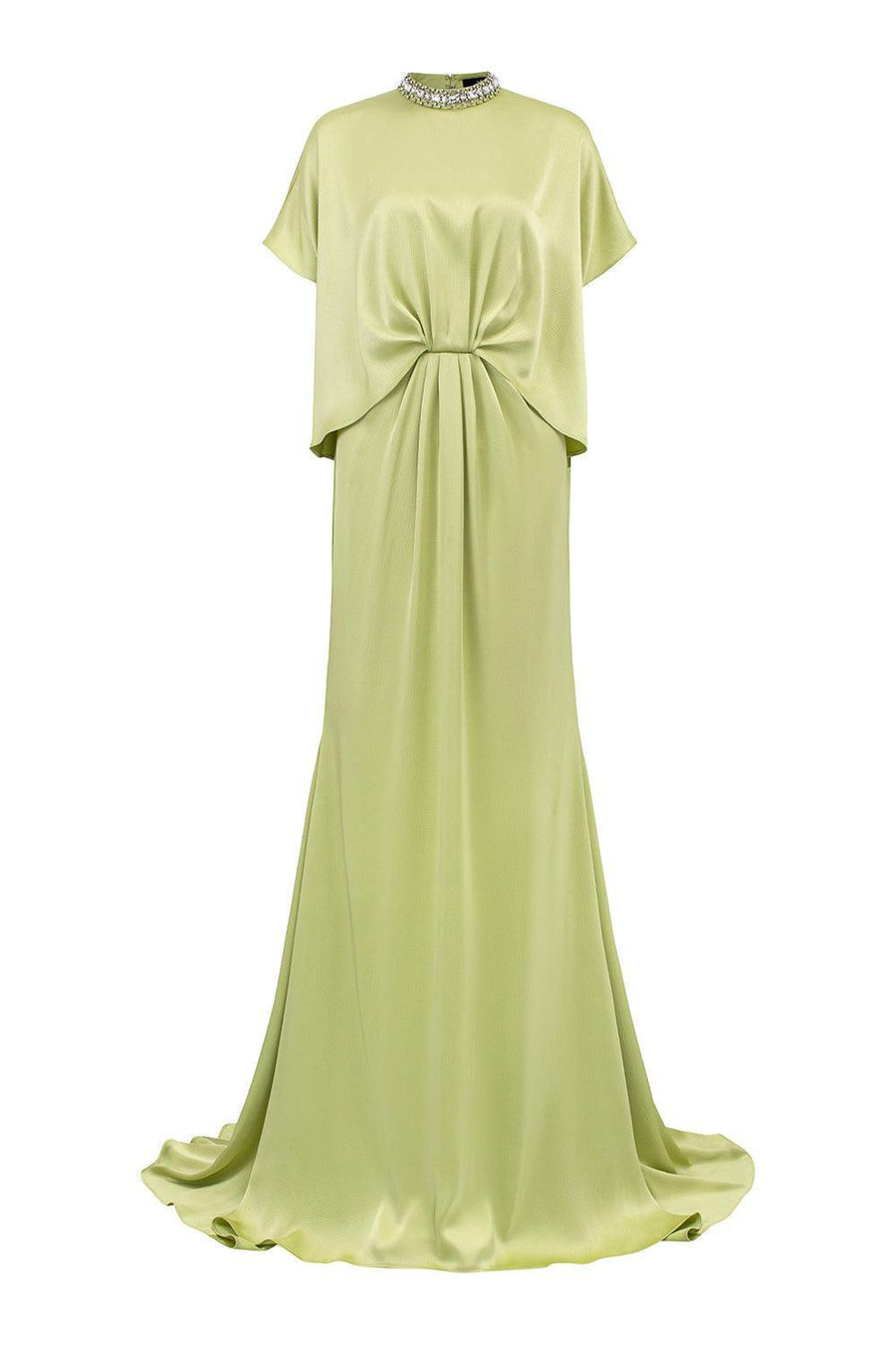 Espino Mermaid Asymmetric Poly Silk Floor Length Dress Gown Dress I.H.F Atelier