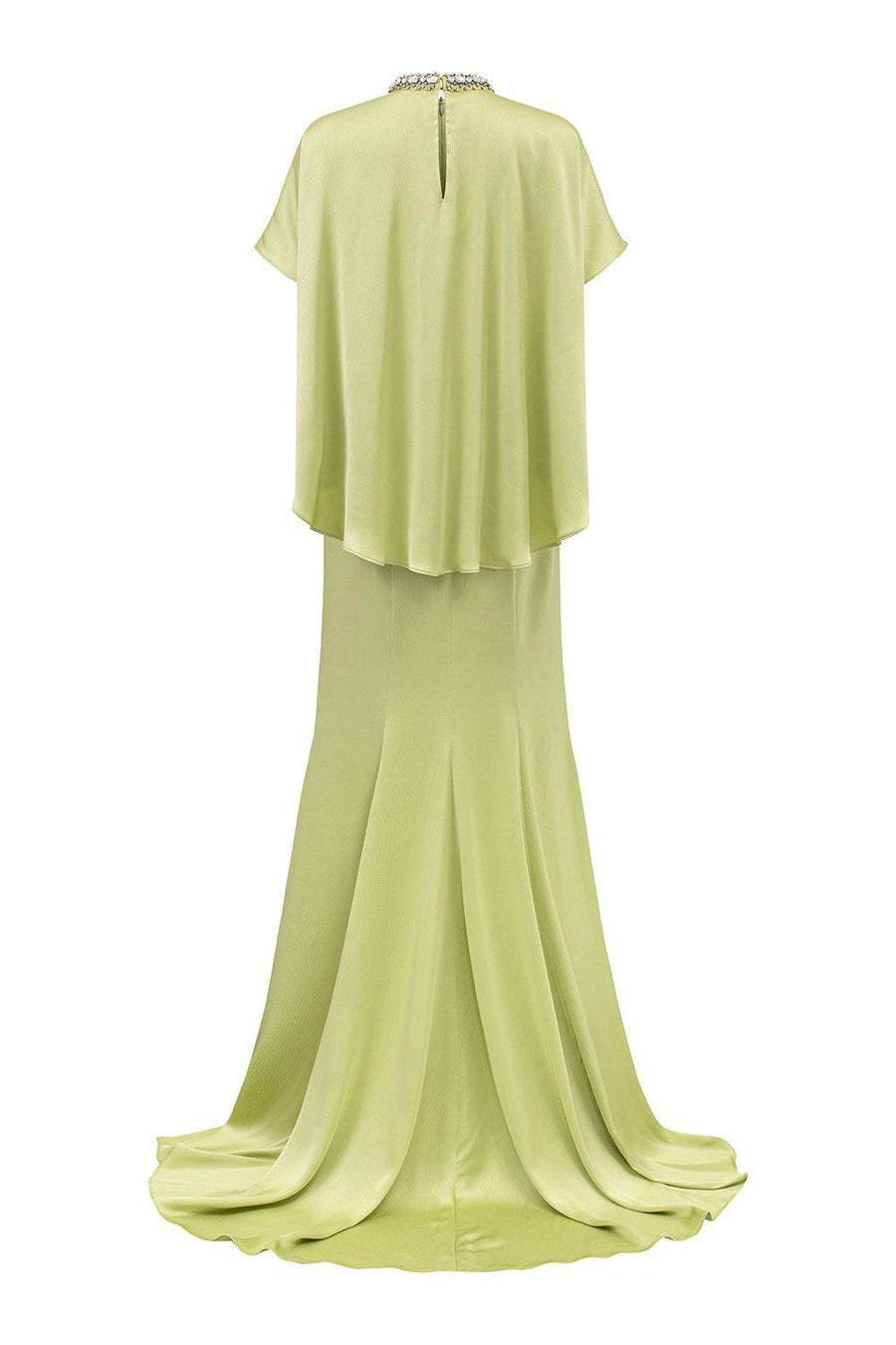 Espino Mermaid Asymmetric Poly Silk Floor Length Dress Gown Dress I.H.F Atelier