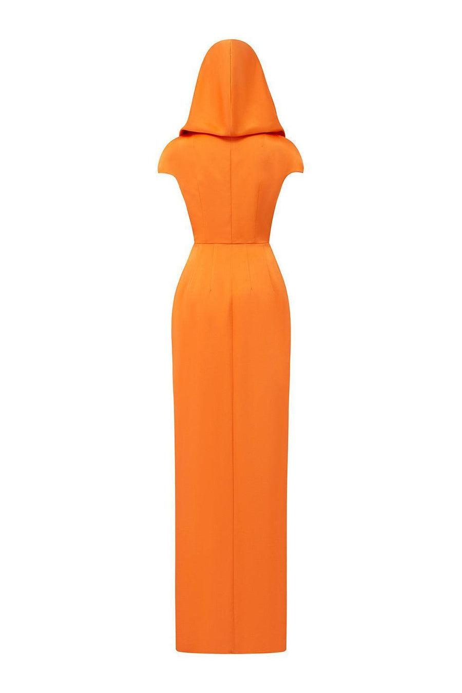 Euphony Wrap Hooded Neck Silk Floor Length Dress Gown Dress I.H.F Atelier