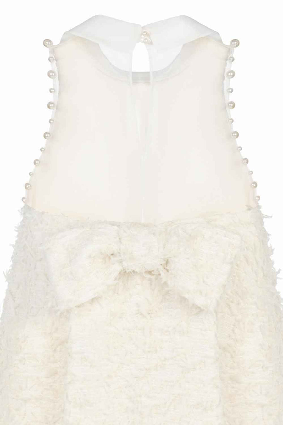 Fleur Trapezoid Sleeveless Tweed Mini Dress