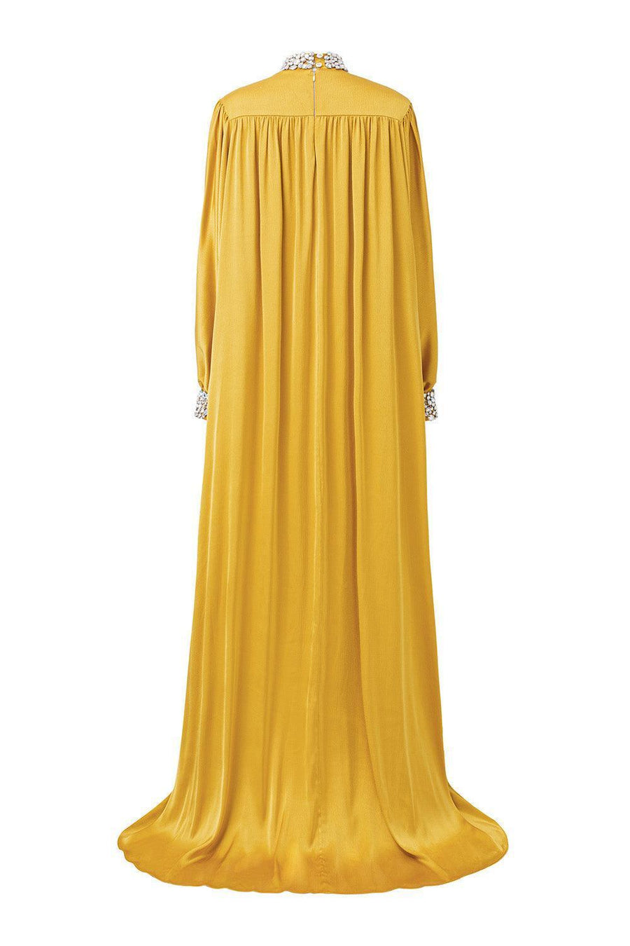 Frances Straight High Neck Silk Floor Length Dress Gown Dress I.H.F Atelier