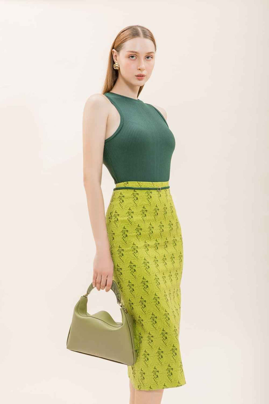 Galatea Bodycon Sleeveless Cotton Top
