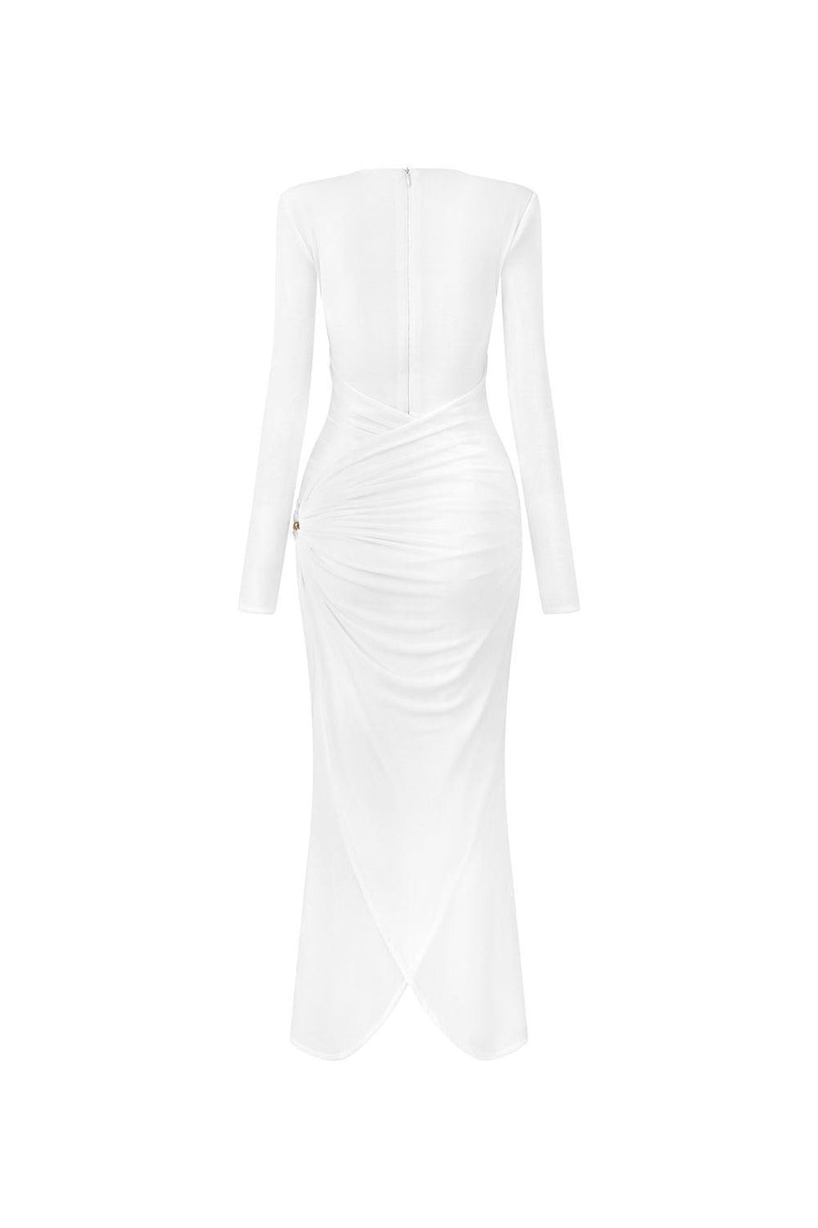 Glory Bodycon Gathered Spandex Ankle Length Dress Maxi Dress Calista de Minh Thanh
