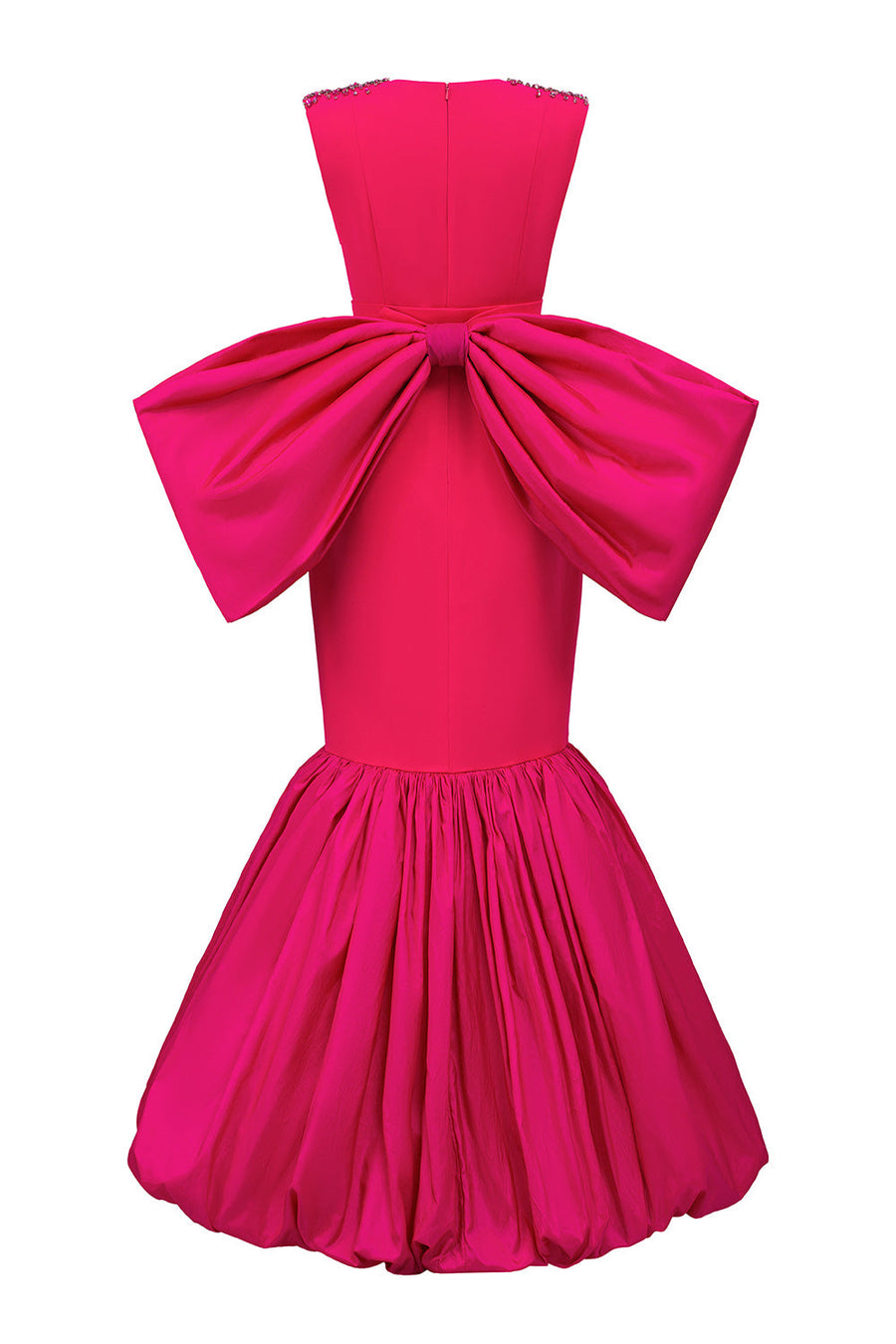 Sylvie Mermaid Bow Taffeta Floor Length Dress Gown Dress I.H.F Atelier