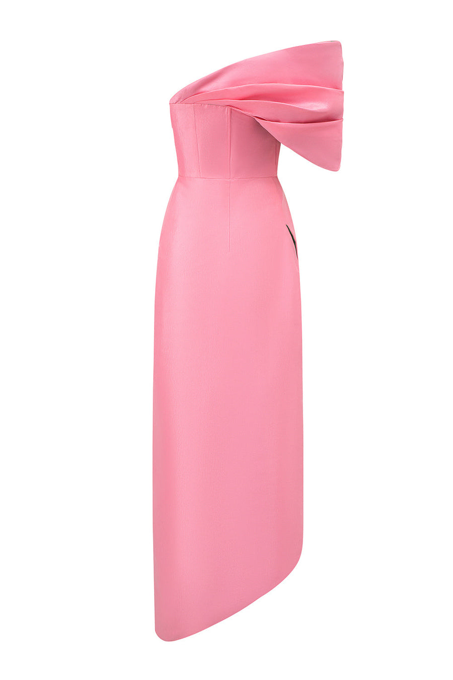 Sloane Wrap Asymmetric Taffeta Floor Length Dress Gown Dress I.H.F Atelier