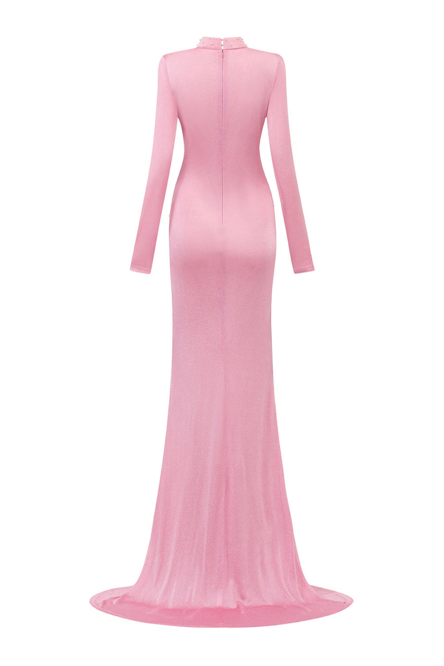 Adelina Trumpet Twisted Jersey Extra Long Length Dress Gown Dress I.H.F Atelier