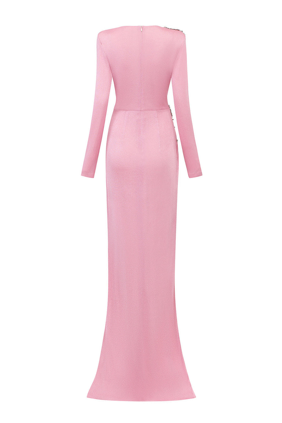 Freya Wrap V-Neck Jersey Floor Length Dress Gown Dress I.H.F Atelier