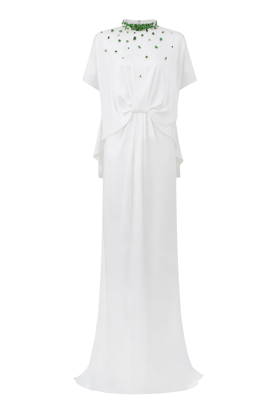 Espino Mermaid Asymmetric Poly Silk Floor Length Dress Gown Dress I.H.F Atelier