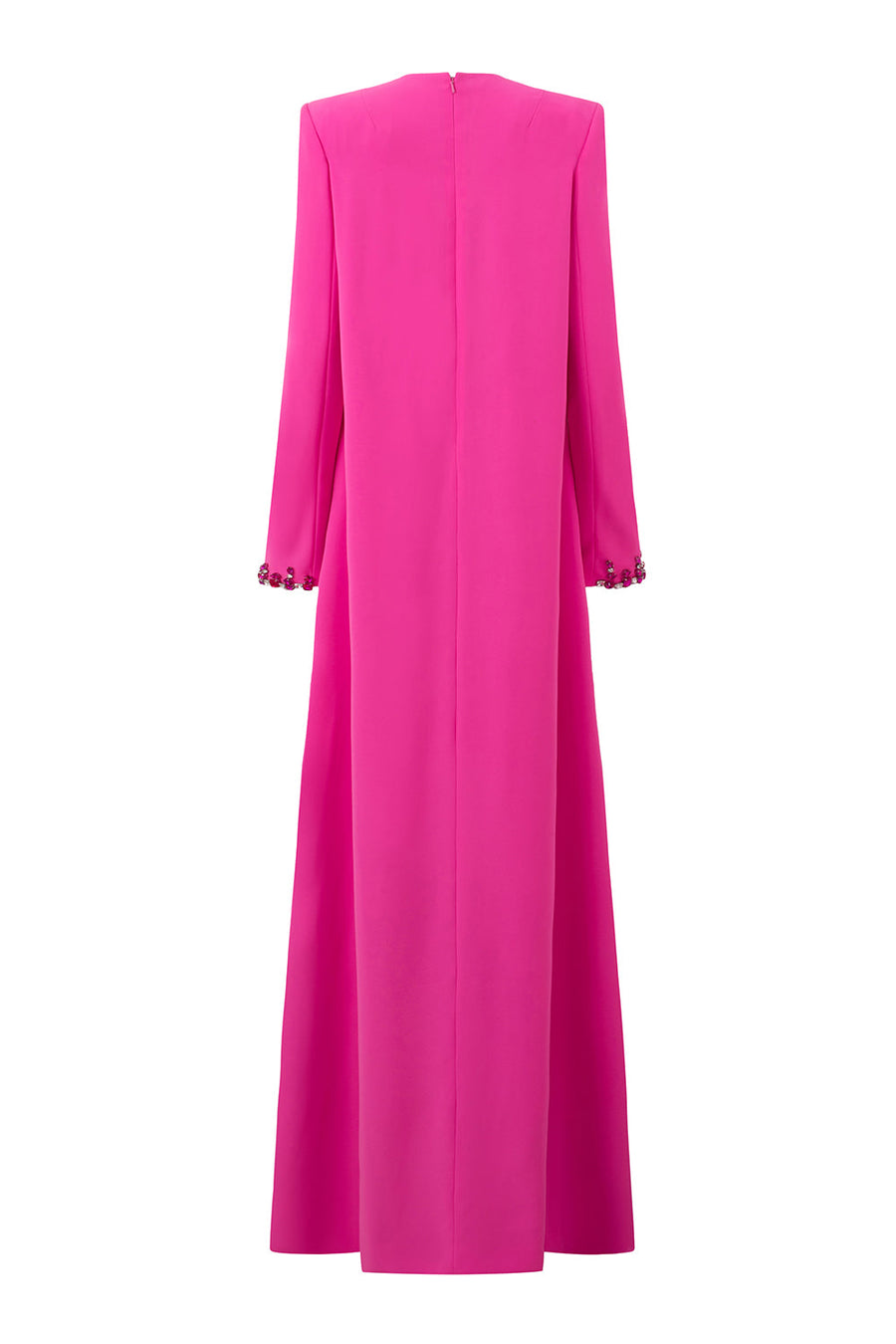 Salma Straight Stone Crepe Floor Length Dress Gown Dress I.H.F Atelier