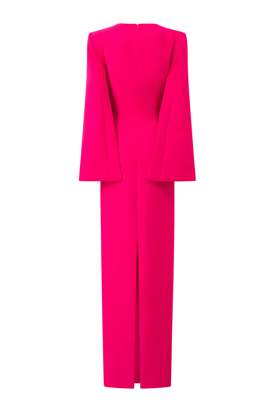 Nia Sheath Slit Sleeved Crepe Floor Length Dress Gown Dress I.H.F Atelier