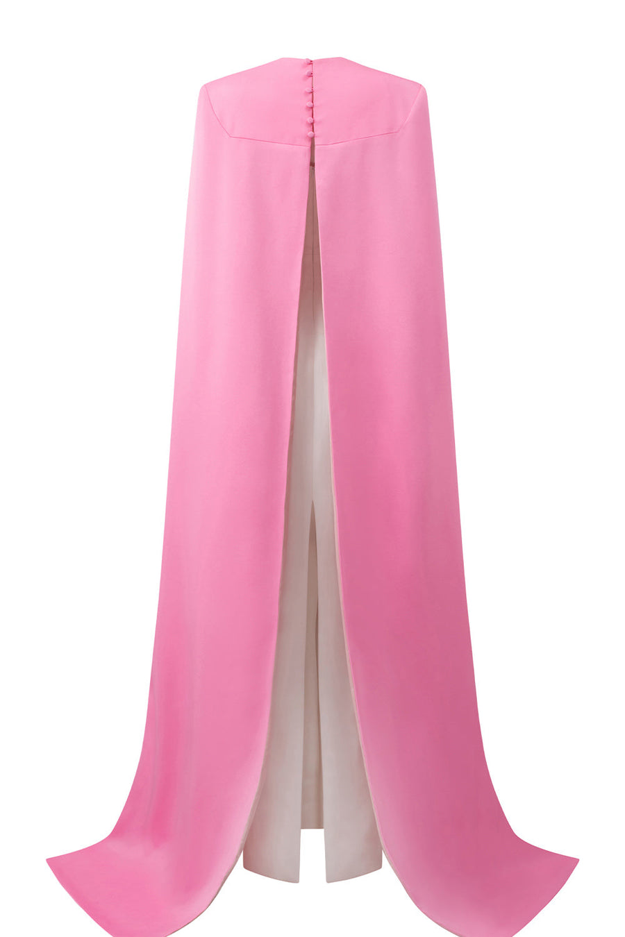 Rylie Sheath Cape Shoulder Silk Crepe Floor Length Dress Gown Dress I.H.F Atelier